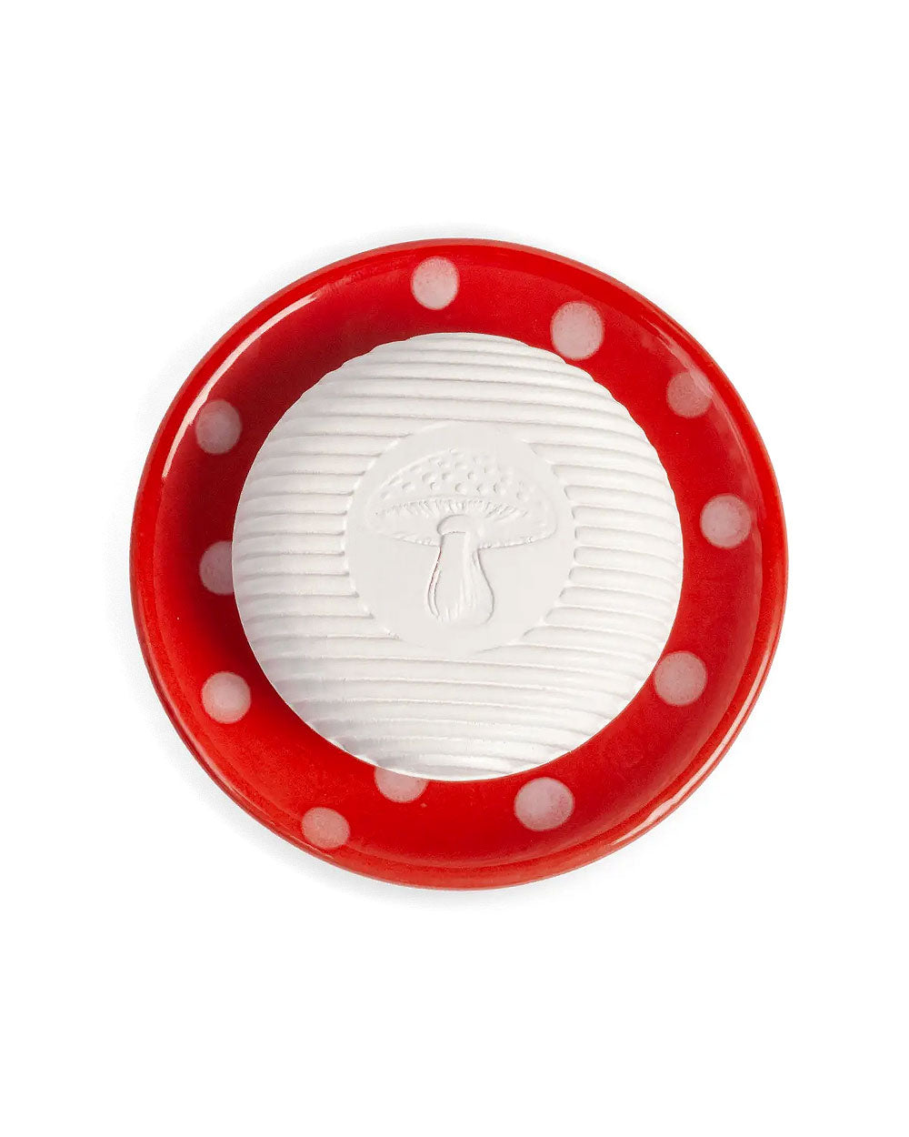 Red Mushroom Ceramic Soap Dish-Kalastyle-Strange Ways