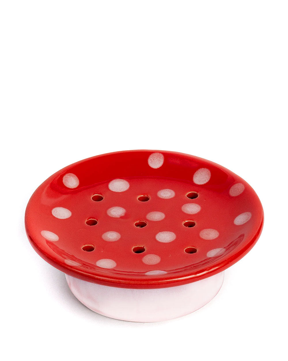 Red Mushroom Ceramic Soap Dish-Kalastyle-Strange Ways