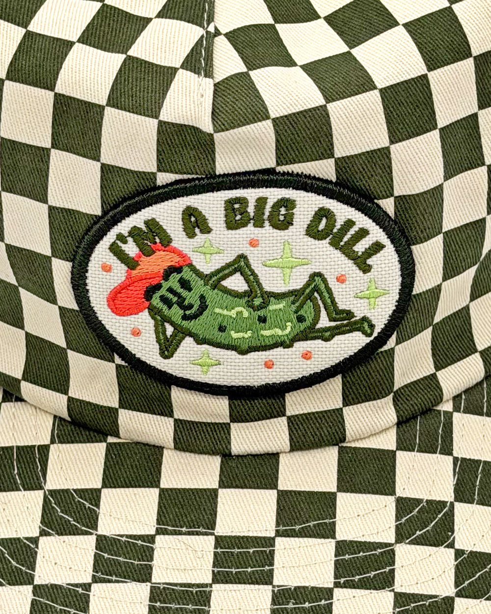 Big Dill Pickle Checkered Hat-The Space Bureau-Strange Ways