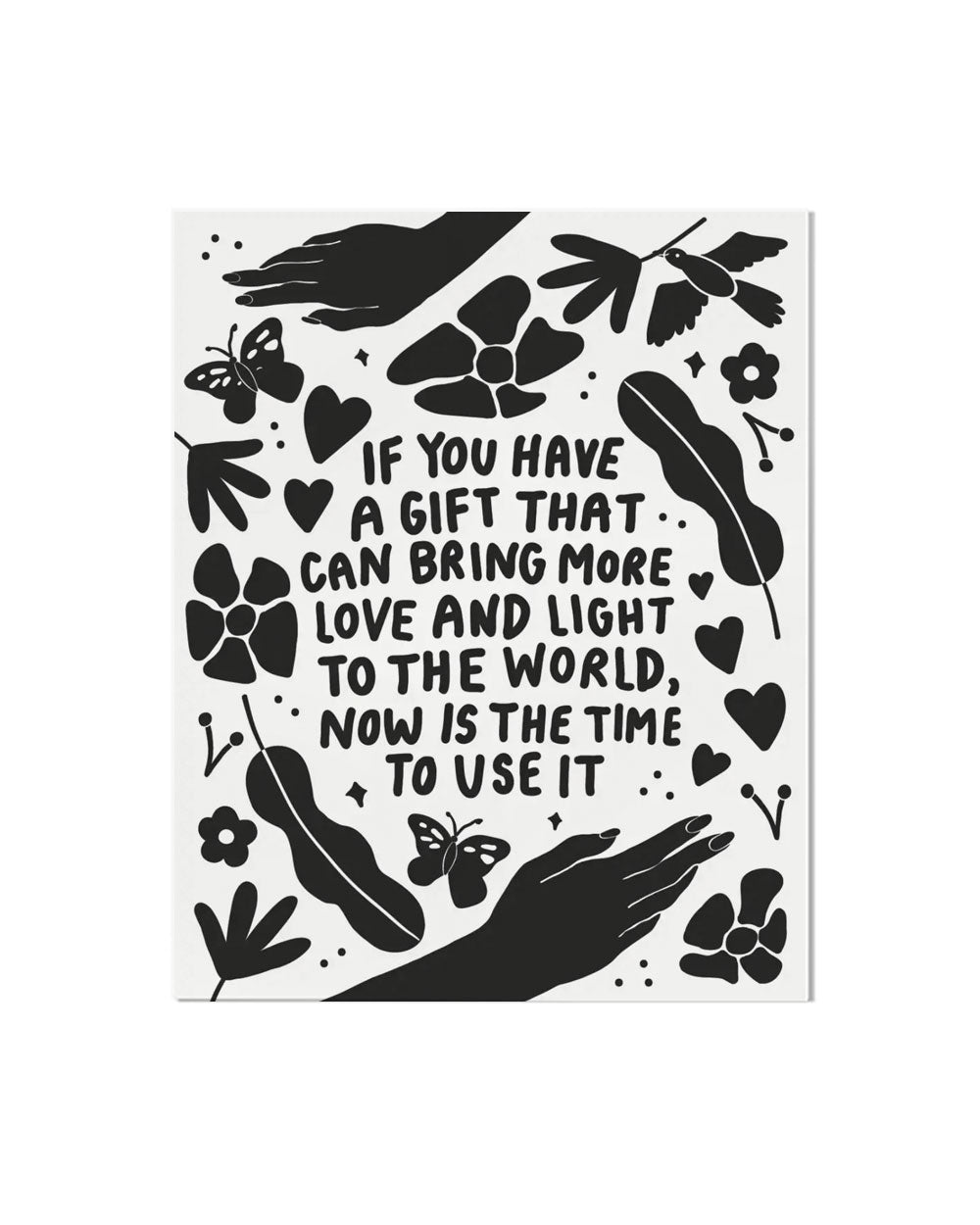Love And Light Art Print (8" x 10")