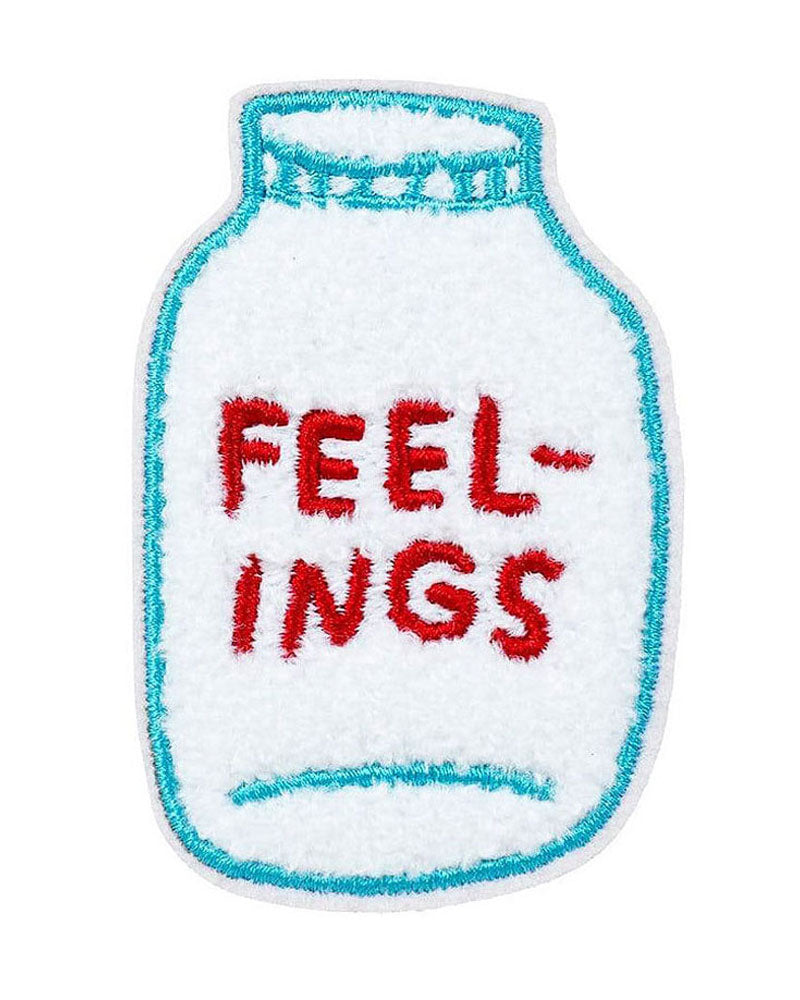 Bottled Up Feelings Large Sticky Chenille Patch-Adam J. Kurtz-Strange Ways