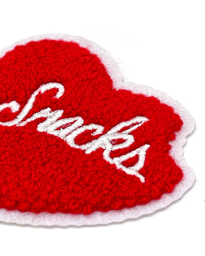 Snacks Love Chenille Patch-Yardsale Press-Strange Ways