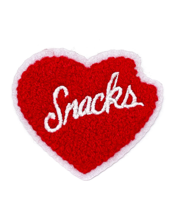 Snacks Love Chenille Patch-Yardsale Press-Strange Ways