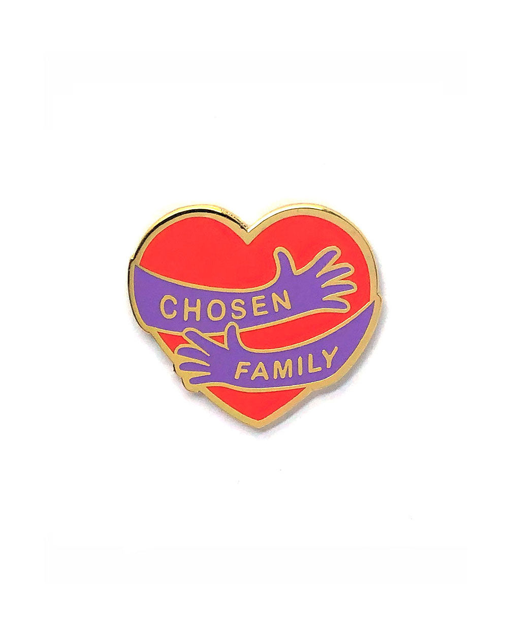 Chosen Family Heart Pin-GAYPIN'-Strange Ways