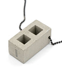 Cinder Block Concrete Necklace-Hungry Ghost Press-Strange Ways