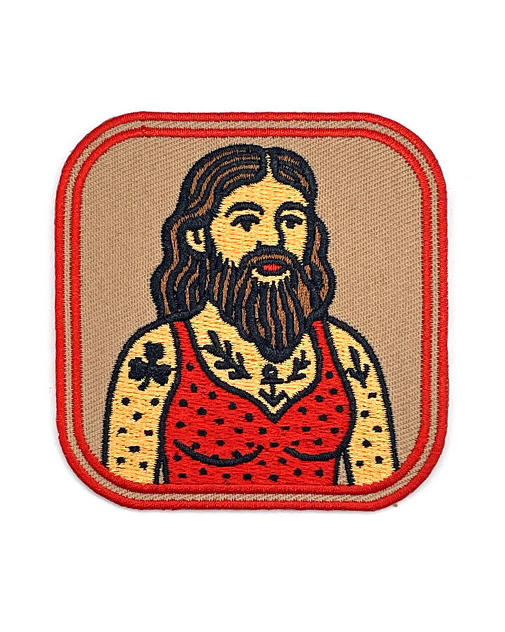 Bearded Lady Circus Patch-Square Deal Supplies-Strange Ways