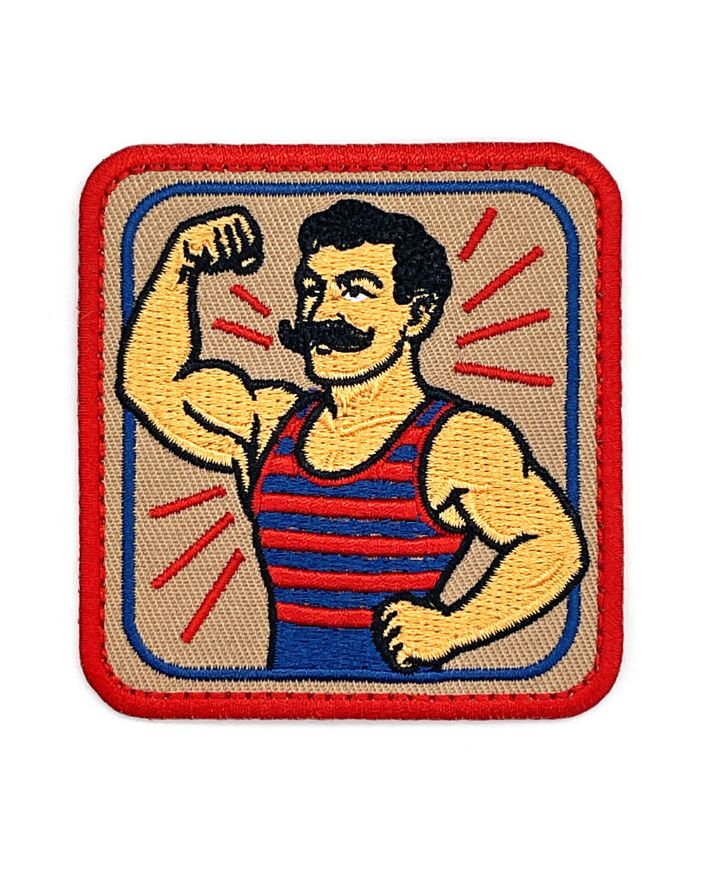 Strong Man Circus Patch-Square Deal Supplies-Strange Ways