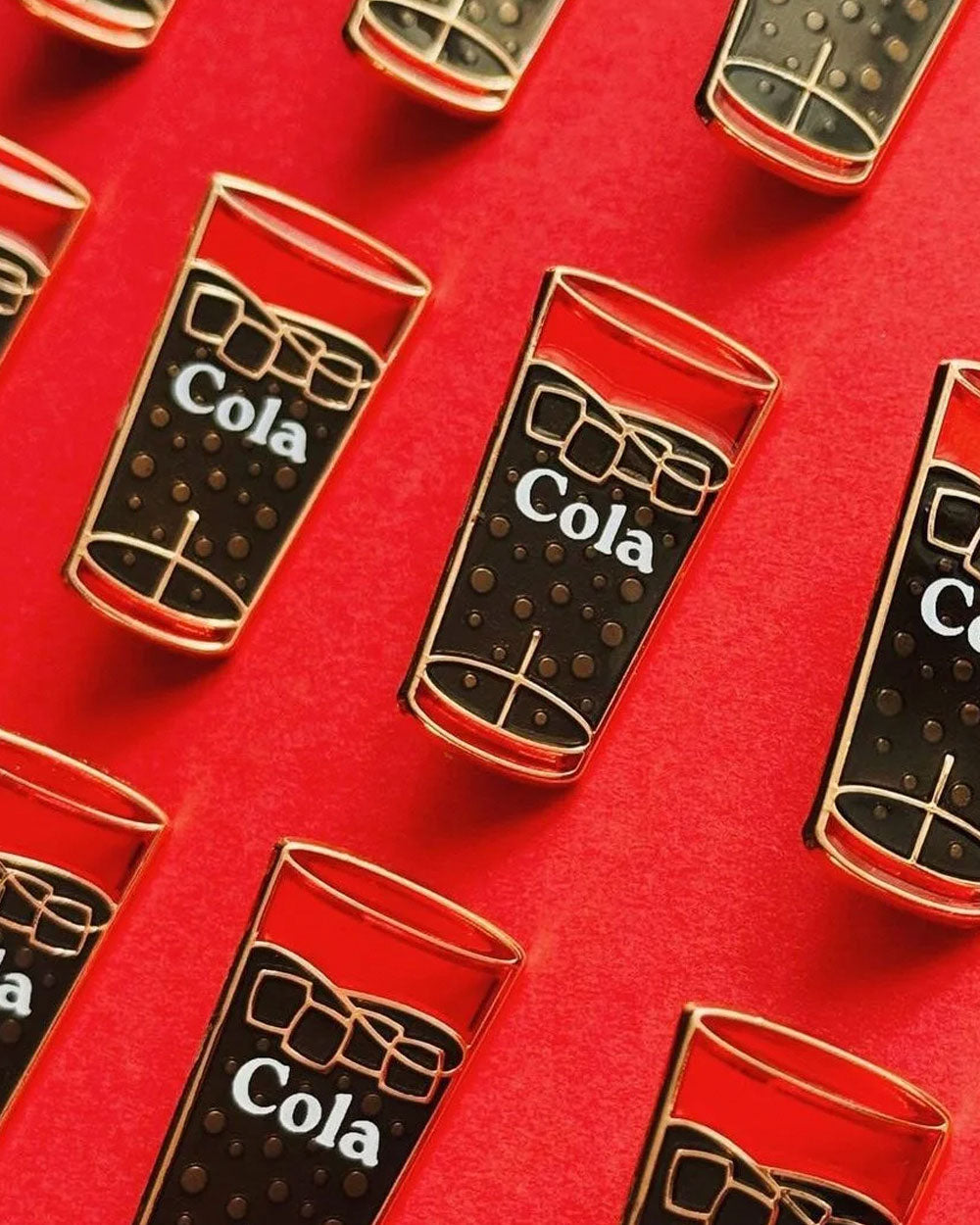 Red Cola Cup Translucent Pin-MacGuffin Goods-Strange Ways