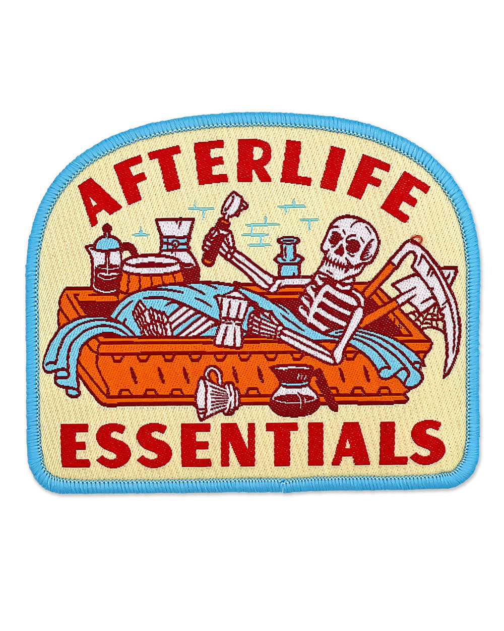 Afterlife Essentials Skeleton Coffee Patch-The Rubbish Rubbish-Strange Ways
