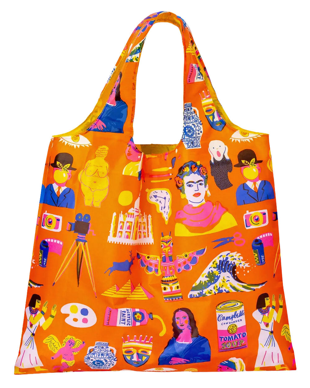 Art History Art Sack Reusable Tote Bag-Yellow Owl Workshop-Strange Ways