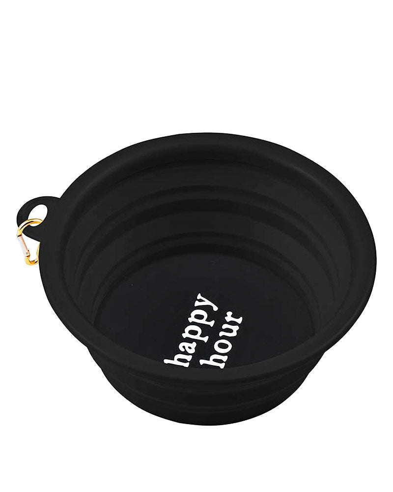 Collapsible Dog Bowl - Happy Hour-Santa Barbara Design Studio-Strange Ways