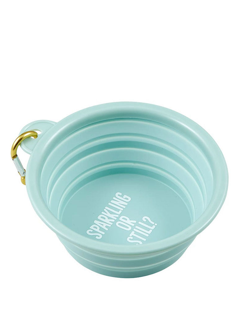 Collapsible Dog Bowl - Sparkling Or Still?-Santa Barbara Design Studio-Strange Ways