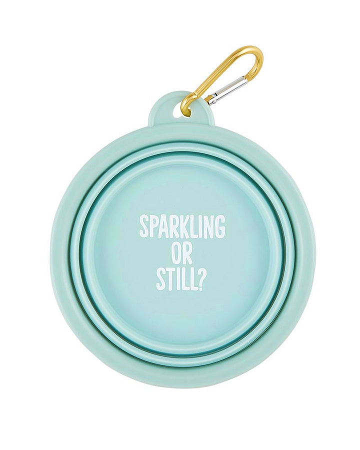 Collapsible Dog Bowl - Sparkling Or Still?-Santa Barbara Design Studio-Strange Ways