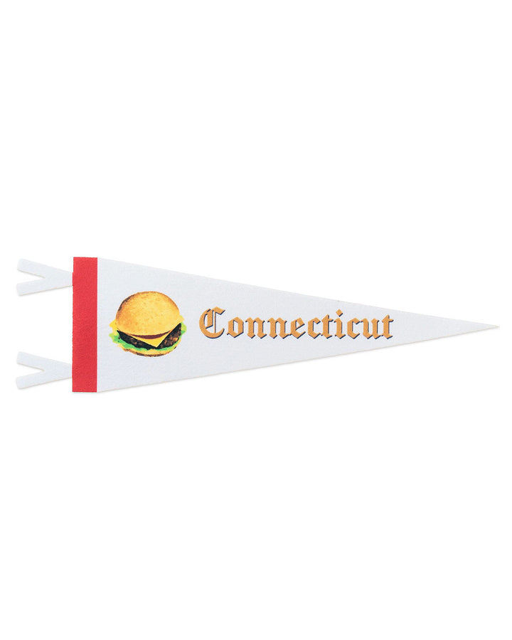 Connecticut Burger Souvenir Pennant-Benoit's Design Co.-Strange Ways