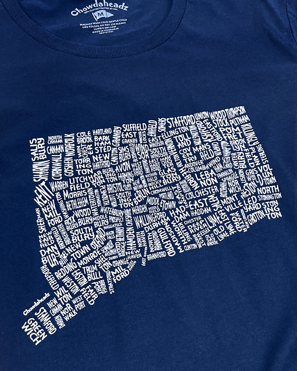 Connecticut Cities & Towns State Unisex Shirt-Chowdaheadz-Strange Ways