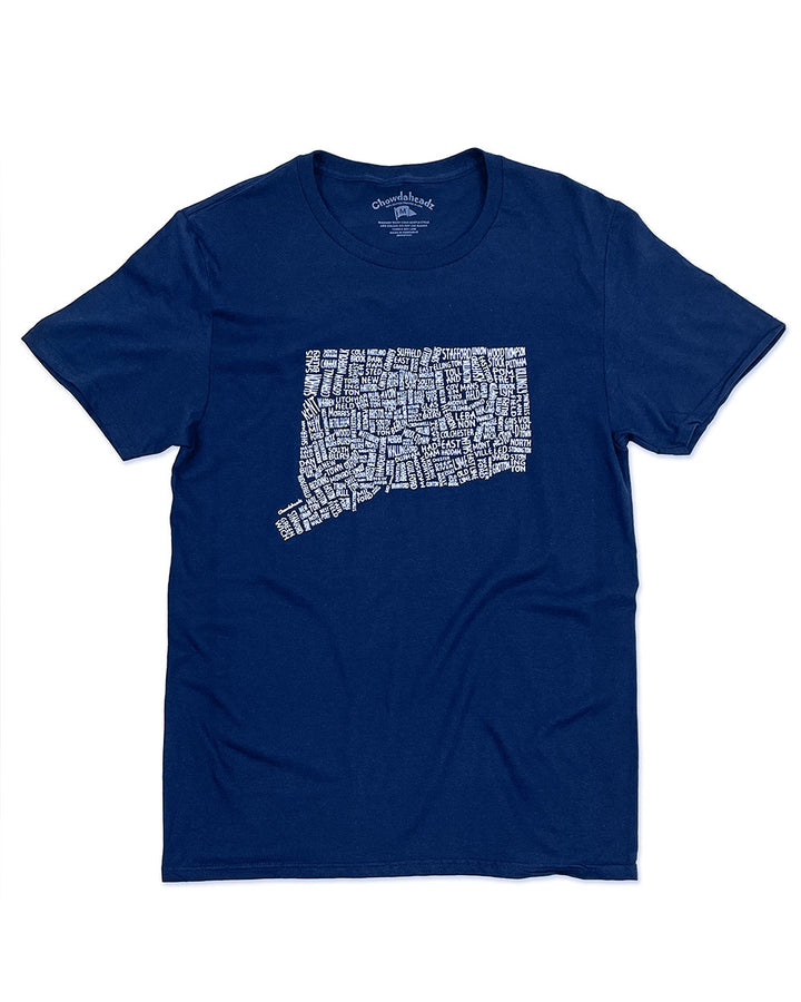 Connecticut Cities & Towns State Unisex Shirt-Chowdaheadz-Strange Ways
