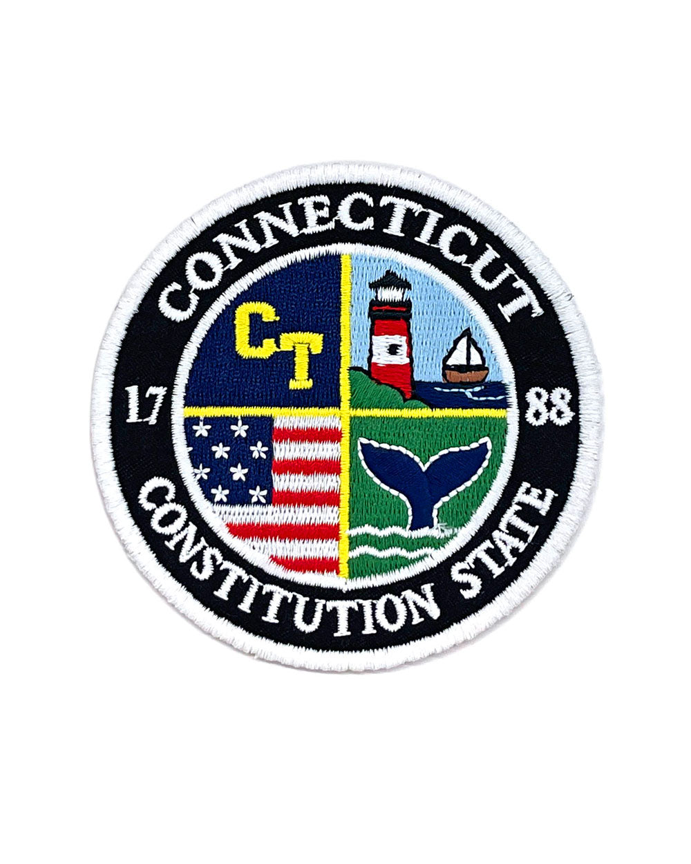 Connecticut The Constitution State Patch-Northern Icons-Strange Ways