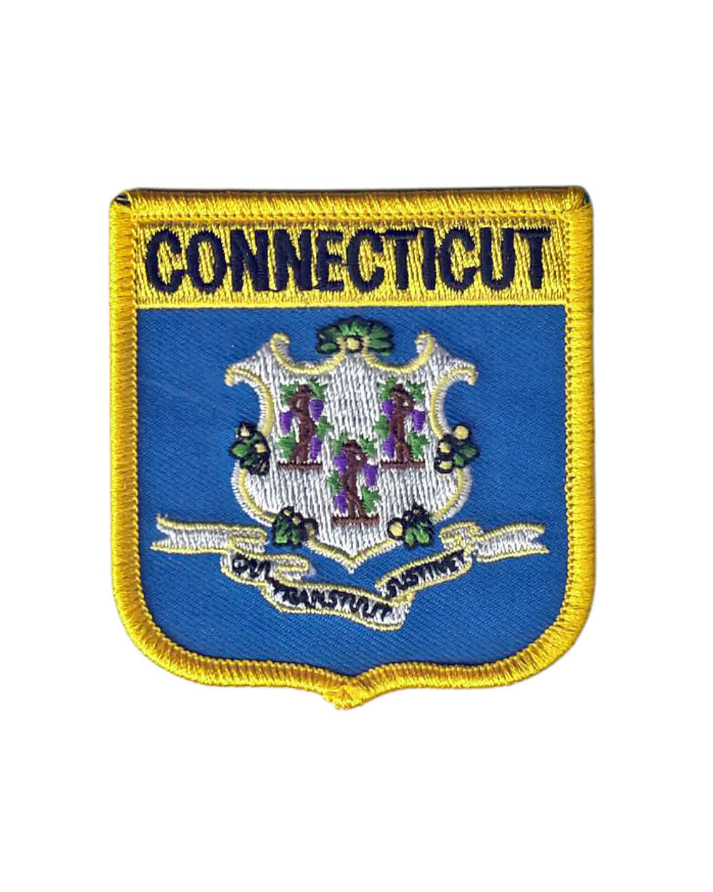 Connecticut Flag Shield Patch-Holm Patches-Strange Ways