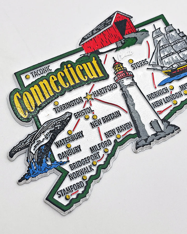 Connecticut Imagery State Magnet-Ideaman Inc.-Strange Ways