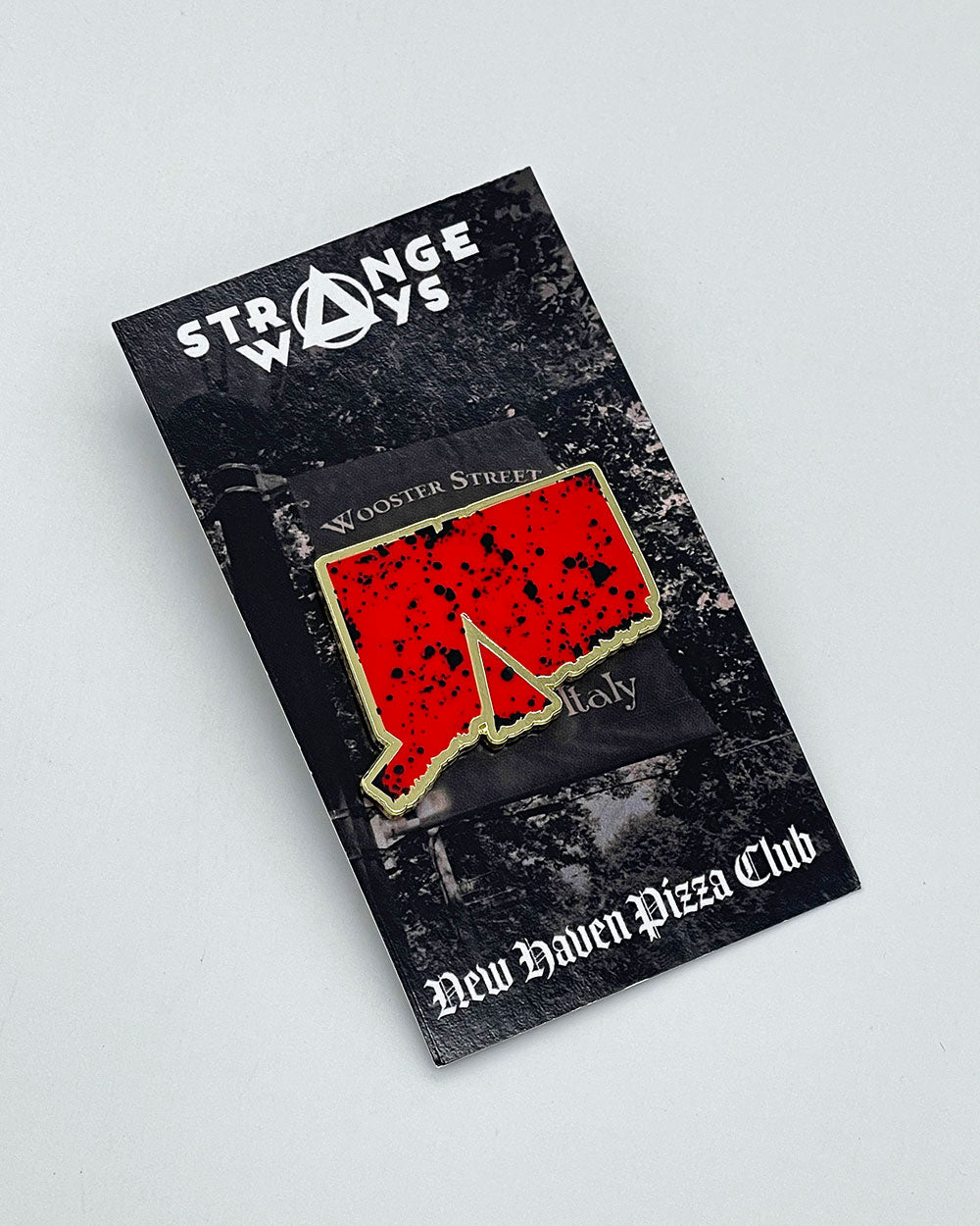 Connecticut Pizza State Pin-Strange Ways-Strange Ways