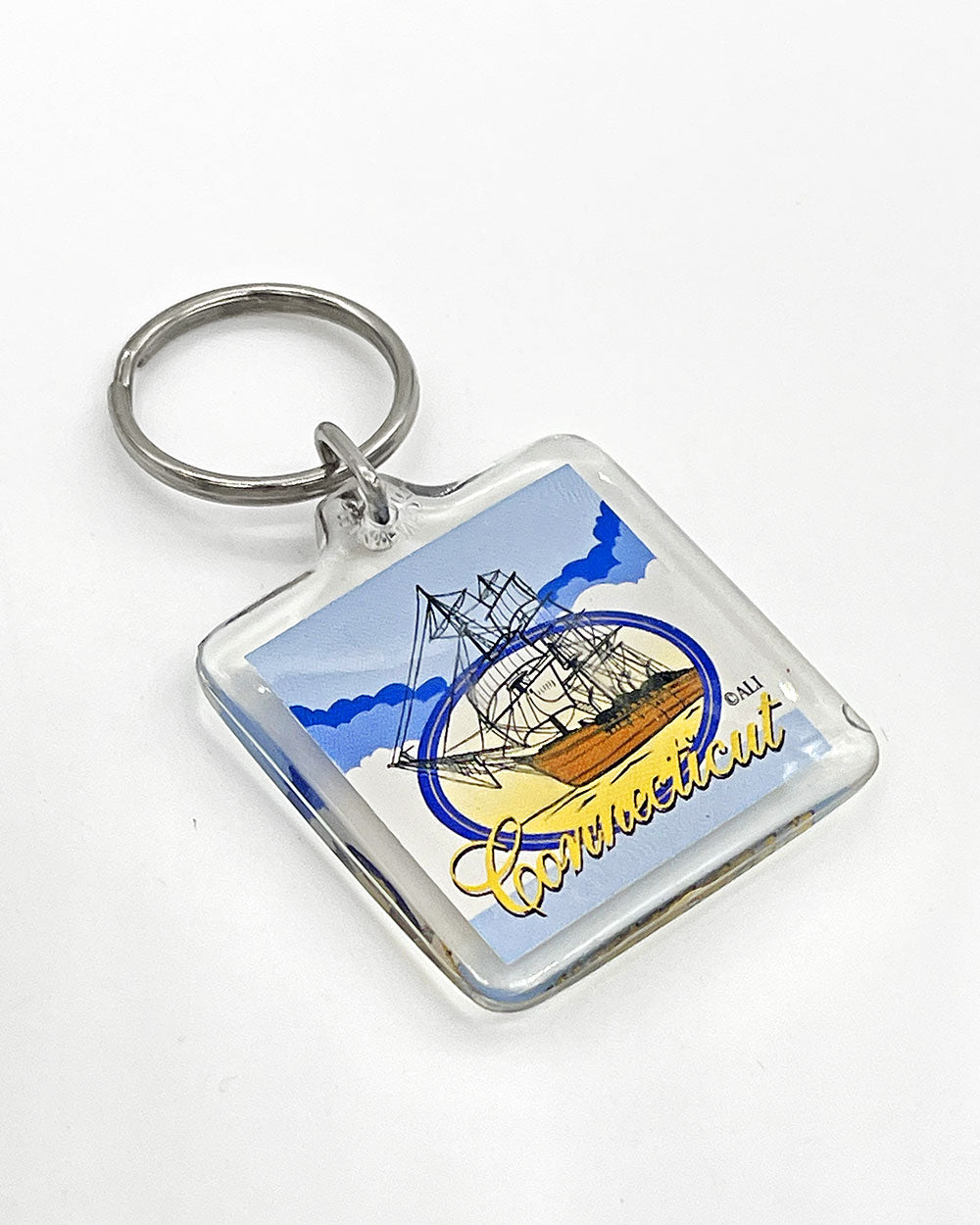 Connecticut Souvenir Keychain-Jenkins Enterprises-Strange Ways