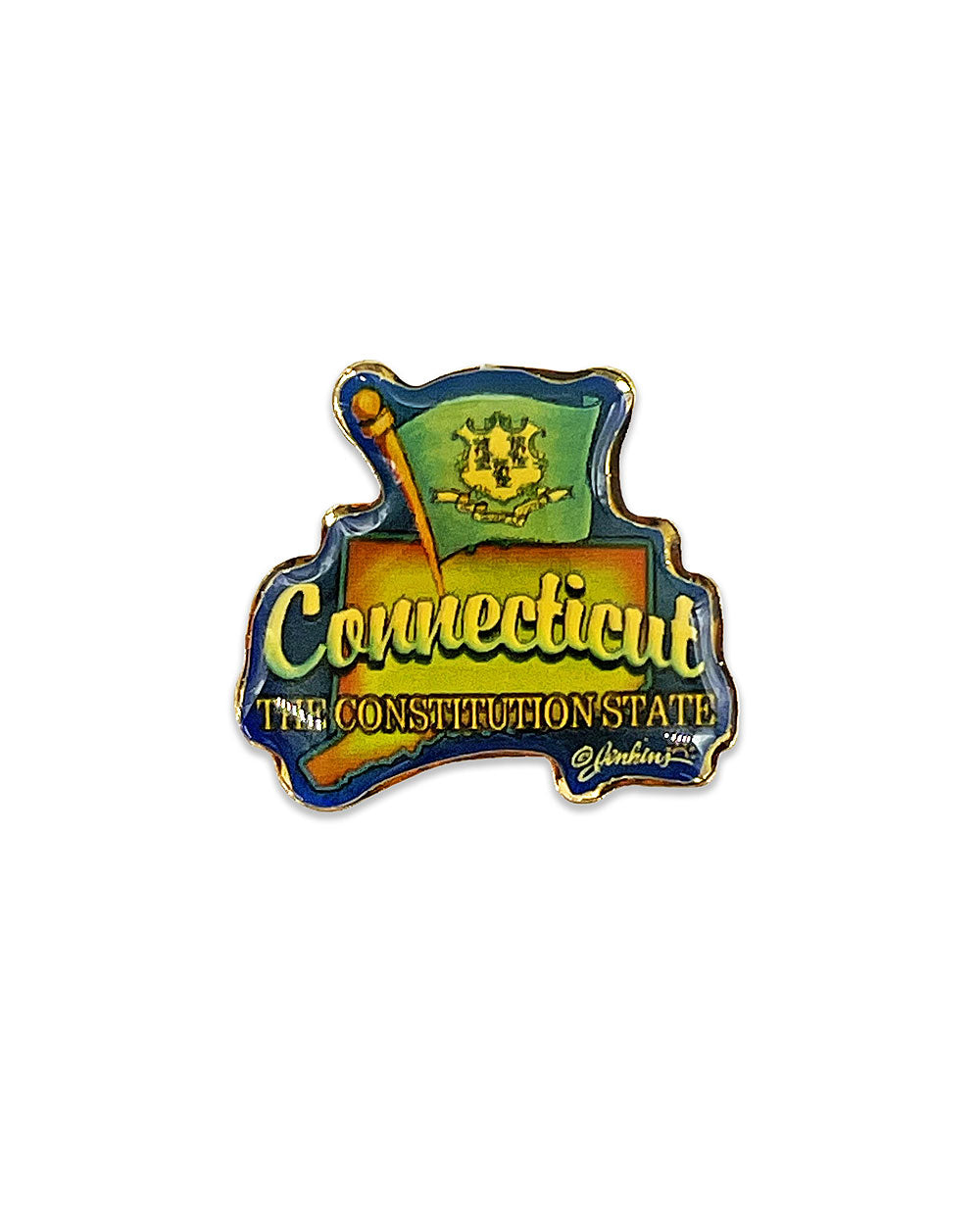 Connecticut State Pin-Jenkins Enterprises-Strange Ways