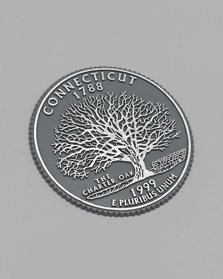 Connecticut State Quarter Magnet-Ideaman Inc.-Strange Ways