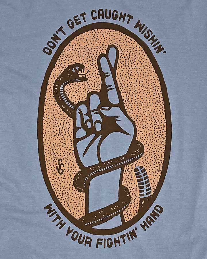 Caught Wishin' Snake Hand Unisex Shirt-Shop Good-Strange Ways