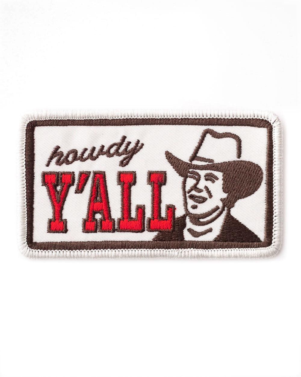 Howdy Y'all Cowboy Patch-Union Made-Strange Ways