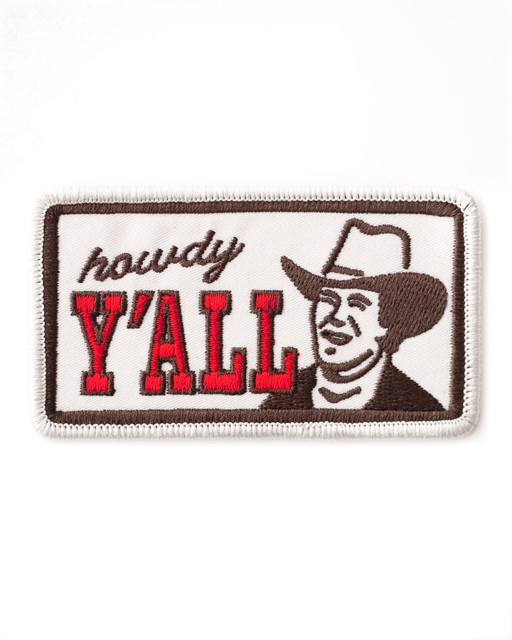 Howdy Y'all Cowboy Patch-Union Made-Strange Ways
