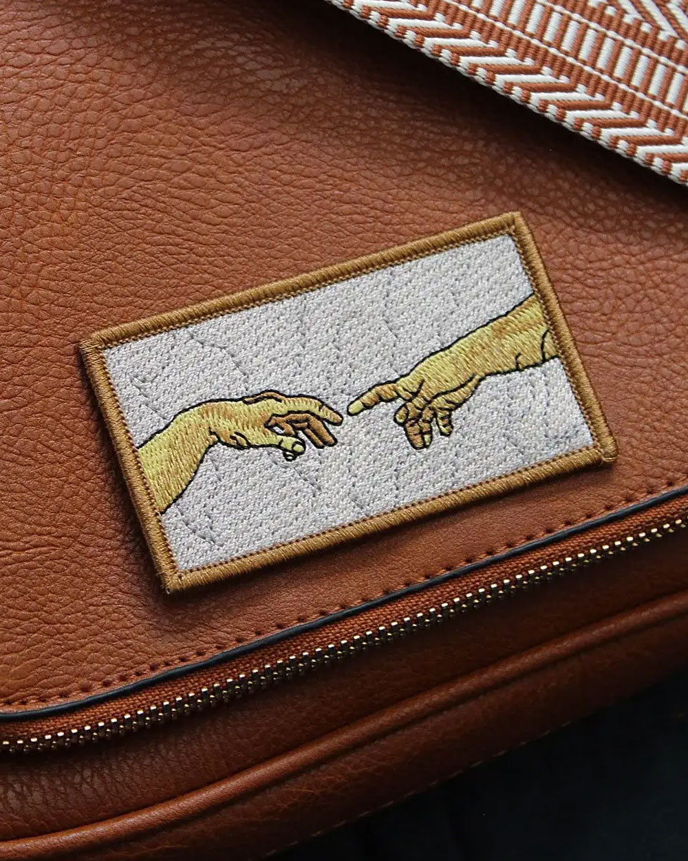 The Creation Of Adam Patch-Pin Museum-Strange Ways