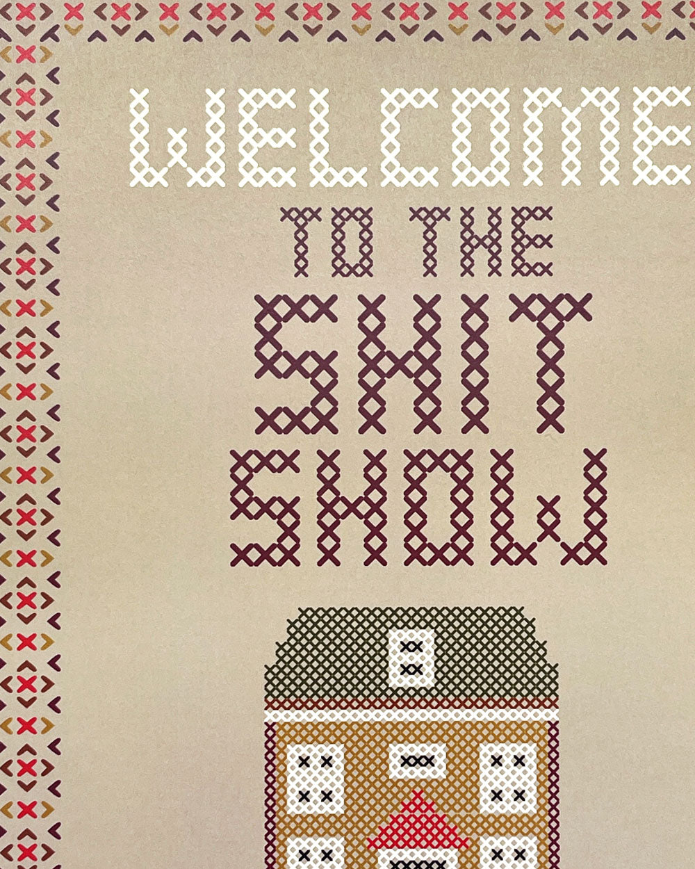 Welcome To The Shit Show Art Print (8" x 10")-Thanks You're Welcome-Strange Ways