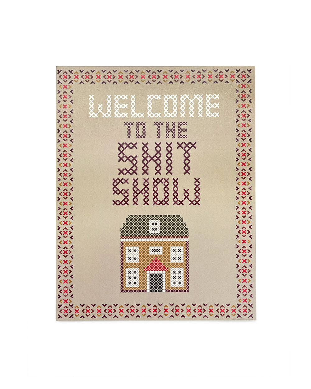 Welcome To The Shit Show Art Print (8" x 10")-Thanks You're Welcome-Strange Ways