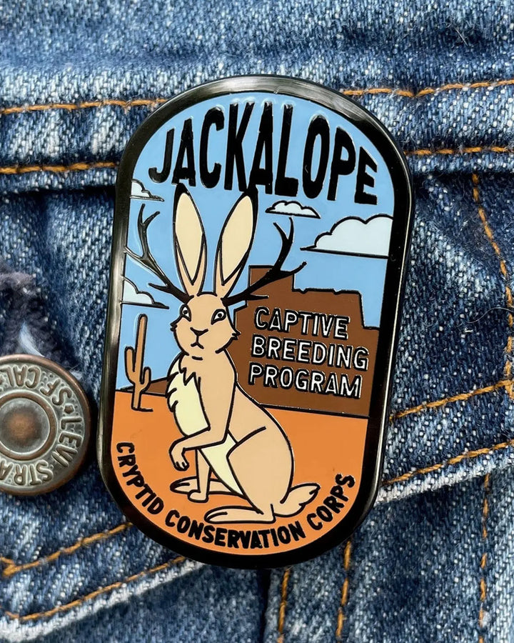 Jackalope Captive Breeding Program Large Pin-Dissent Pins-Strange Ways