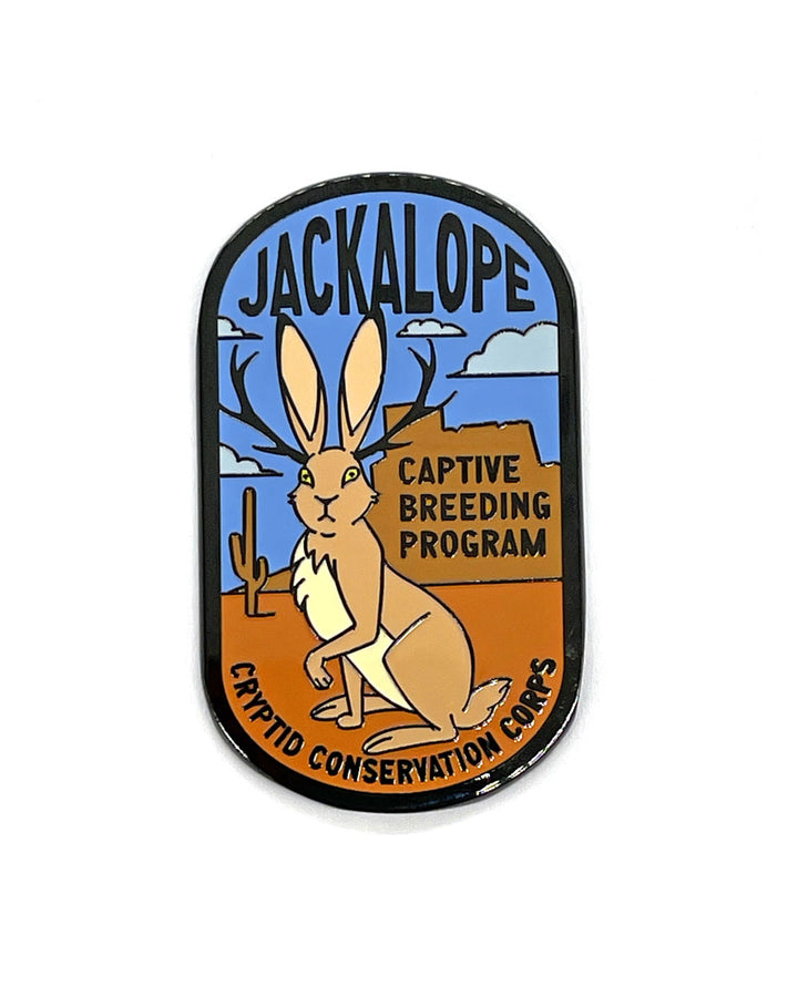 Jackalope Captive Breeding Program Large Pin-Dissent Pins-Strange Ways
