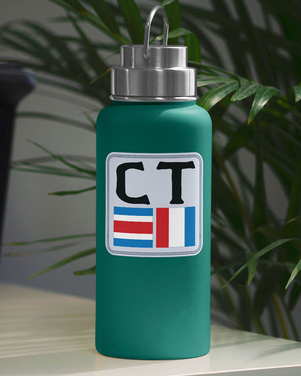 CT Nautical Flags Large Sticker-Retro Planet-Strange Ways