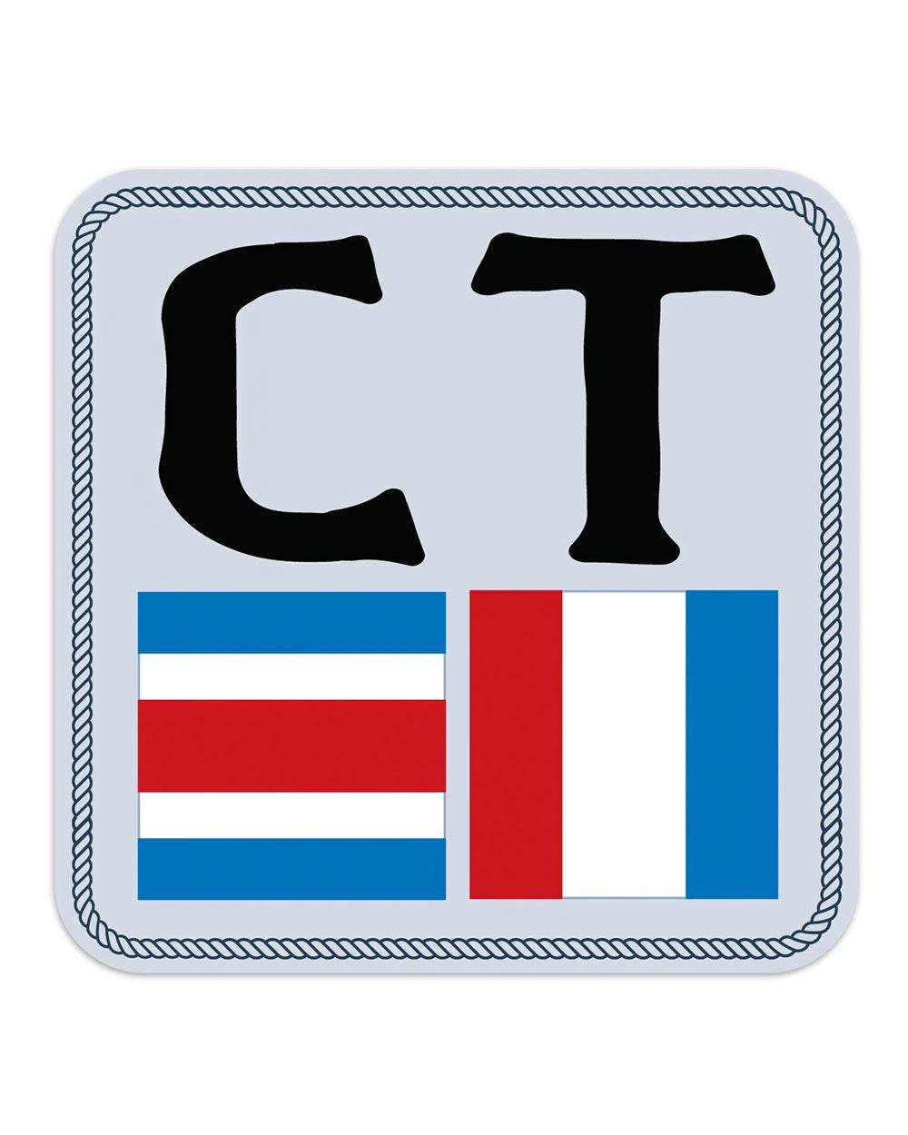 CT Nautical Flags Large Sticker-Retro Planet-Strange Ways