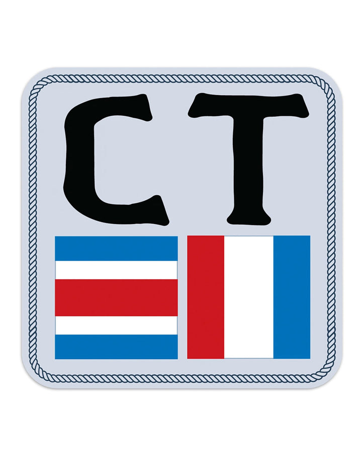CT Nautical Flags Large Sticker-Retro Planet-Strange Ways