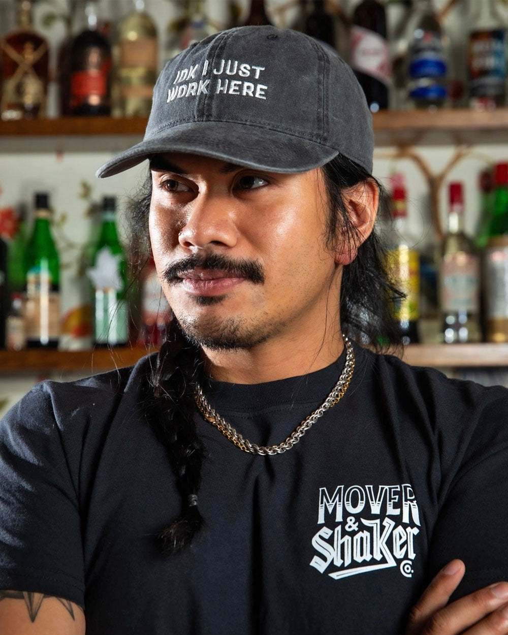 IDK I Just Work Here Dad Hat-Mover & Shaker-Strange Ways