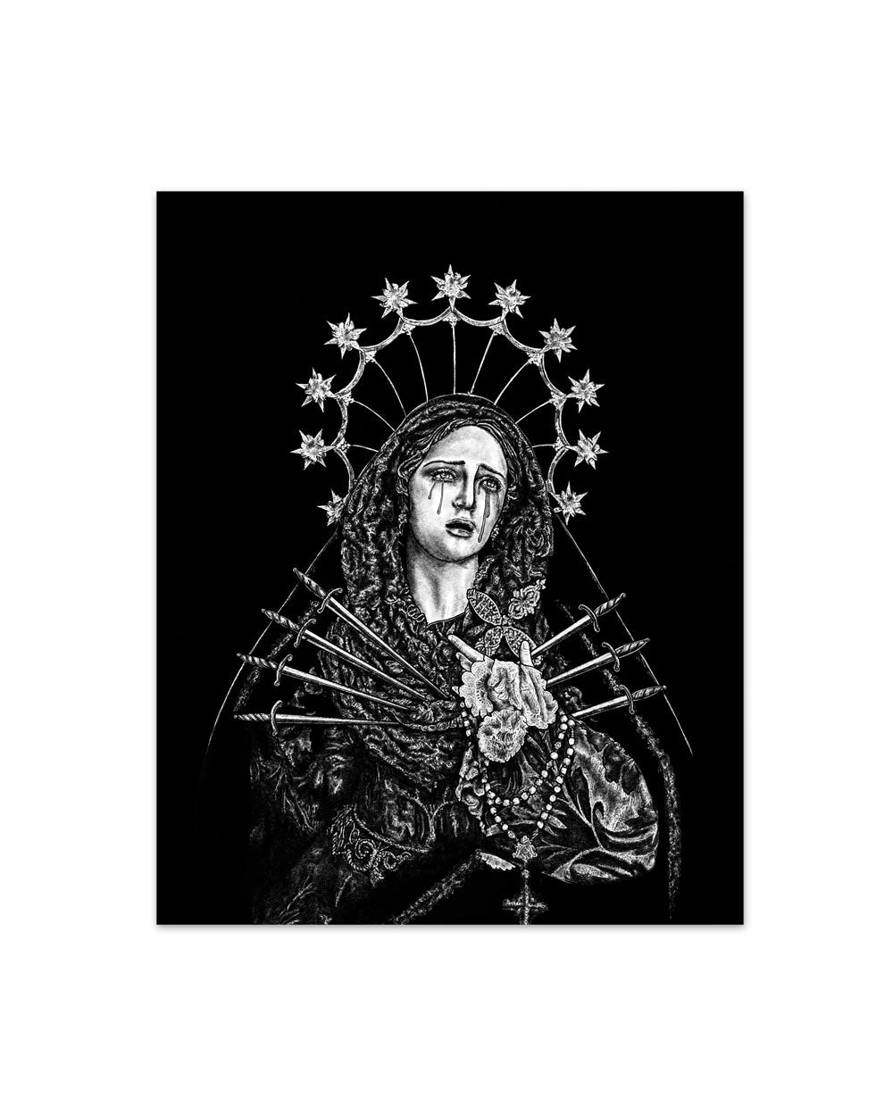 Our Lady Of Sorrows Art Print (8" x 10")