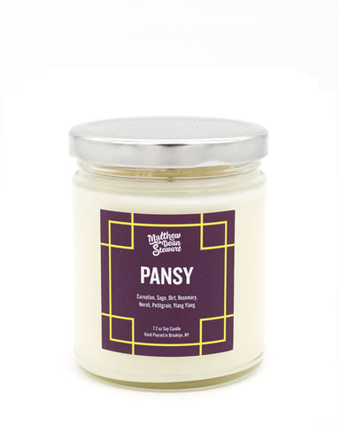 Pansy Soy Candle (7oz)