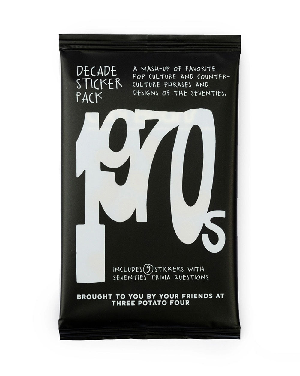 1970s Decade Sticker Pack (Set of 9)-Three Potato Four-Strange Ways