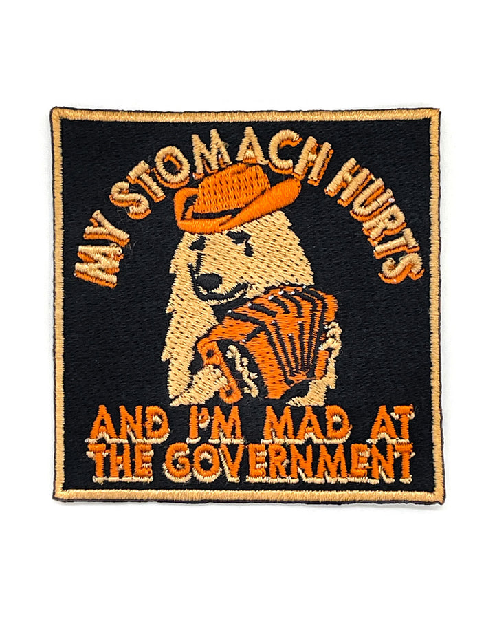 My Stomach Hurts Dog Patch-Shady Front-Strange Ways