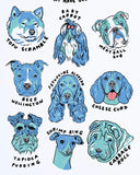 Food Names For Dogs Art Print (12" x 18")-Stay Home Club-Strange Ways
