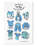 Food Names For Dogs Art Print (12" x 18")-Stay Home Club-Strange Ways
