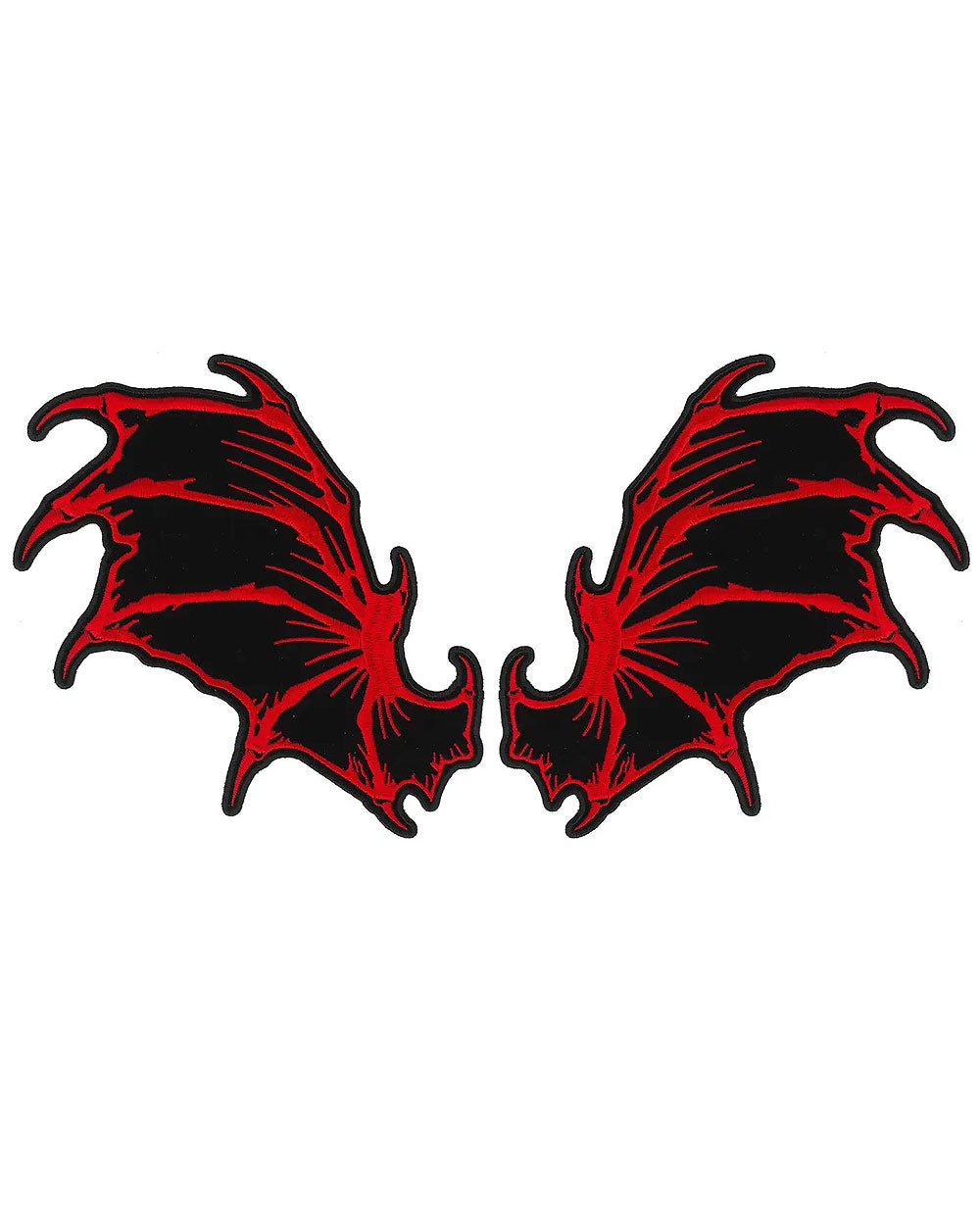 Dragon Wings Large Back Patch Set-Hot Leathers-Strange Ways