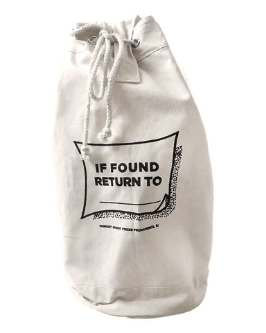 If Found, Return To Namesake Drawstring Bag