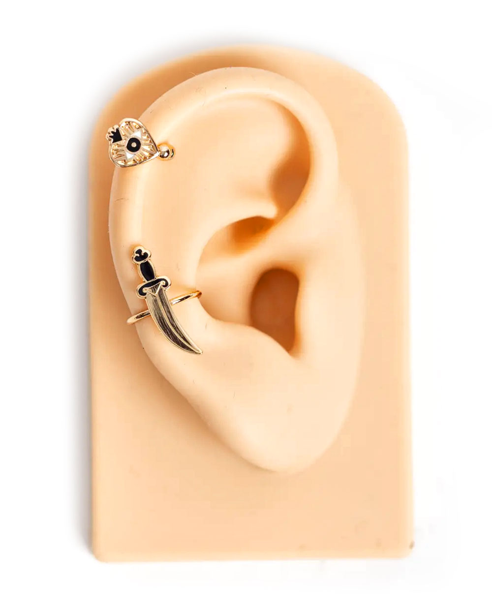 Heart & Dagger No-Piercing Ear Cuffs-Yellow Owl Workshop-Strange Ways
