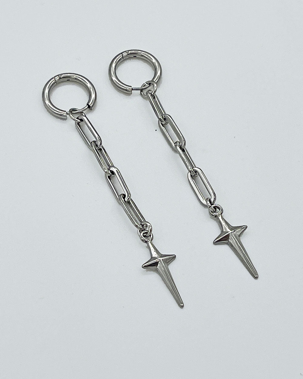 Chained Stars Dangle Earrings