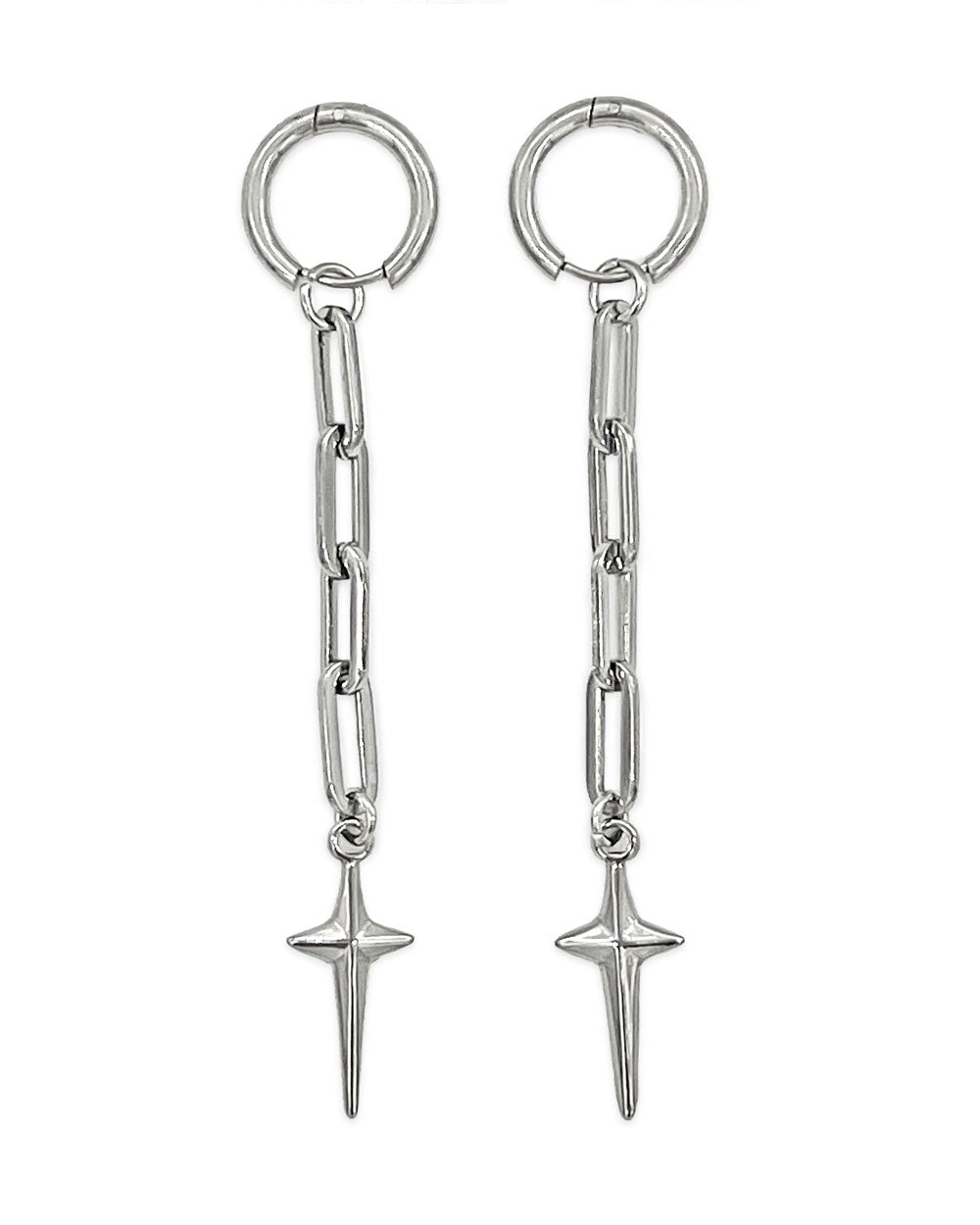 Chained Stars Dangle Earrings
